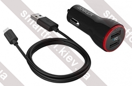 ANKER PowerDrive 2 + Micro USB to USB cable