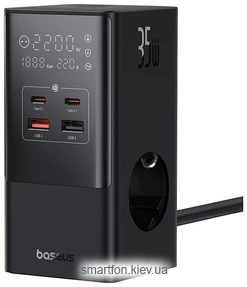 Baseus PowerCombo Tower PowerStrip 3AC2+U2+ 35W CCGAN35-S3ACE