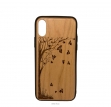 Case Wood для Apple iPhone X (черешня, осень)