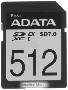 ADATA Premier Extreme SDXC SD 7.0 512GB ASD512GEX3L1-C