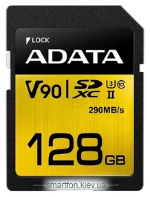 ADATA Premier ONE SDXC UHS-II U3 Class 10 128GB