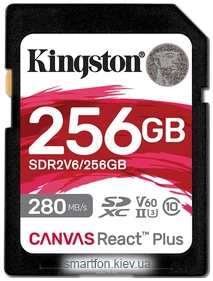 Kingston Canvas React Plus V60 SDXC 256GB