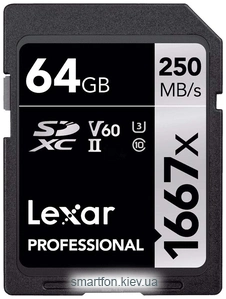 Lexar LSD64GCB1667 SDXC 64GB