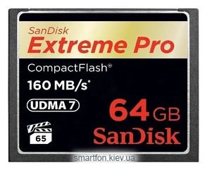 Sandisk Extreme Pro CompactFlash 160MB/s 64GB