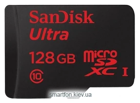 Sandisk Ultra microSDXC Class 10 UHS-I 30MB/s 128GB + SD adapter