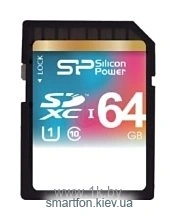 Silicon Power SDXC UHS Class 1 Class10 64GB