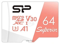 Silicon Power Superior A1 microSDXC SP064GBSTXDV3V20 64GB