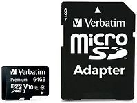 Verbatim Premium 44084 64GB + SD adapter