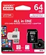GOODRAM ALL in ONE microSDXC M1A4-0640R12 64GB