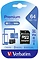Verbatim Premium 44084 64GB + SD adapter