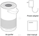 SmartMi Air Purifier P1 ZMKQJHQP12