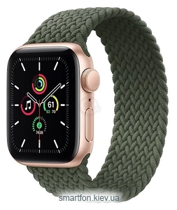 Apple Watch SE GPS 40mm Aluminum Case with Braided Solo Loop
