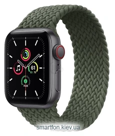 Apple Watch SE GPS + Cellular 40mm Aluminum Case with Braided Solo Loop