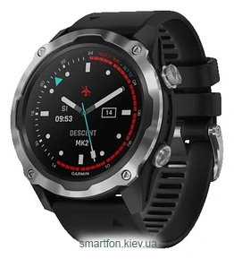 Garmin Descent Mk2 stainless steel with silicone band