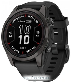 Garmin Fenix 7S PRO Sapphire Solar Titanium DLC (010-02776-11)