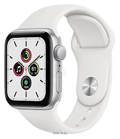 - Apple Watch SE GPS 40mm Aluminum Case with Sport Band