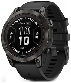 - Garmin Fenix 7 PRO Sapphire Solar Titanium DLC (010-02777-11)