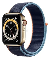 - Apple Watch Series 6 GPS + Cellular 40mm Stainless Steel Case with Sport Loop