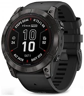 - Garmin Fenix 7X PRO Sapphire Solar Titanium DLC (010-02778-11)