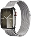 Apple Watch Series 9 LTE 41 мм (корпус из нержавеющей стали, металлический ремешок)