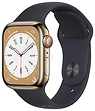 Смарт-часы Apple Watch Series 8 LTE 41 мм (корпус из нержавеющей стали, силиконовый ремешок)