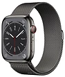 Смарт-часы Apple Watch Series 8 LTE 45mm (корпус из нержавеющей стали, миланский ремешок)