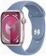 Смарт-часы Apple Watch Series 9 45 мм (алюминиевый корпус, спортивный силиконовый ремешок S/M)