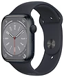 Смарт-часы Apple Watch Series 8 45 мм (алюминиевый корпус, спортивный силиконовый ремешок)