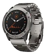 Смарт-часы Garmin Fenix 6X Pro Solar титановый с титановым браслетом