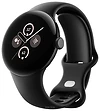 Смарт-часы Google Pixel Watch 2 LTE (матовый черный/обсидиан, спортивный силиконовый ремешок)